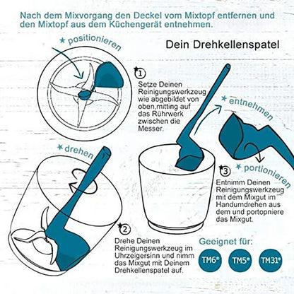 Rotating Spatula Scraper