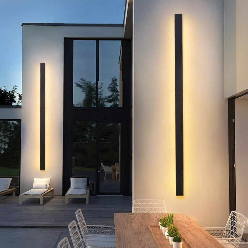 Waterproof LED long wall light