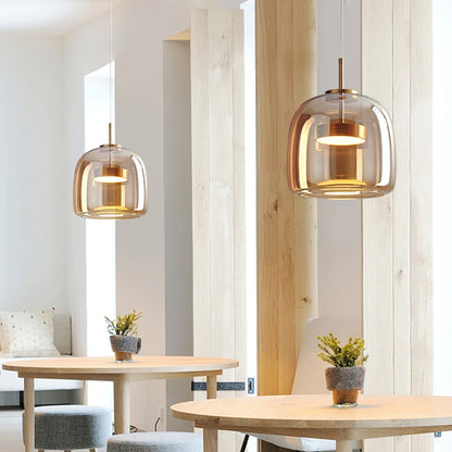 Glass Light luxury pendant Lamp