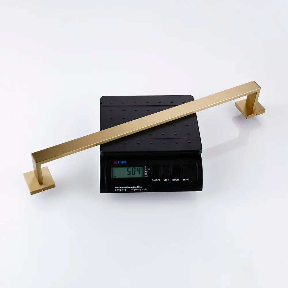 Matte Gold Towel Rack