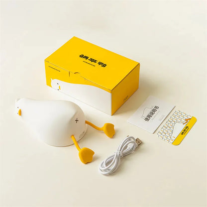 Cute Duck Design Silicone Led Night Light