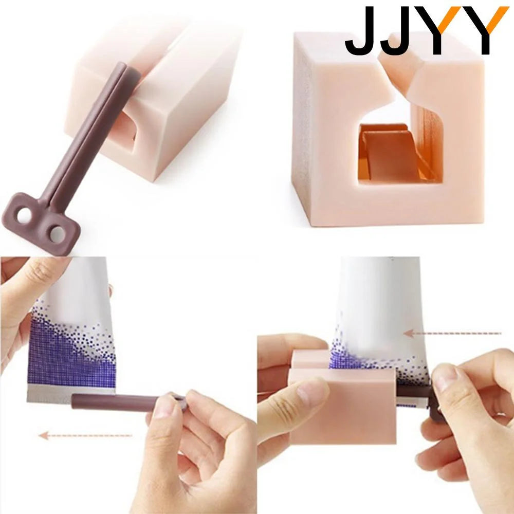 JJYY Home Plastic Toothpaste Tube Squeezer