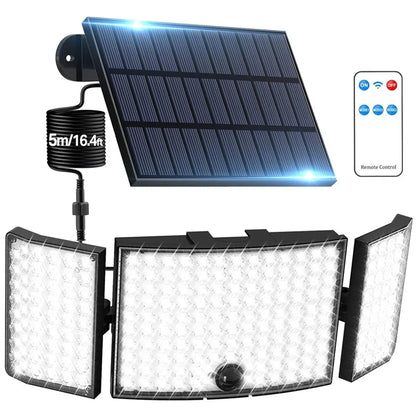 Outdoor solar light with motion sensor