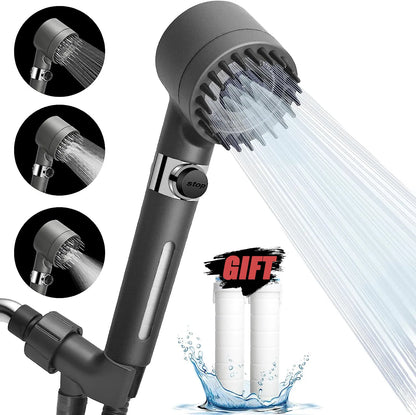 Adjustable Spray with Massage Brush Filter Shower