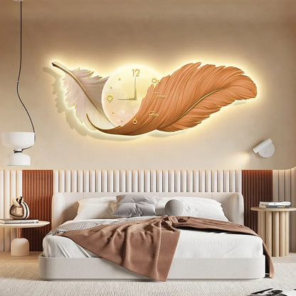 Ticktockery Led Decorative Wall Clock with Light