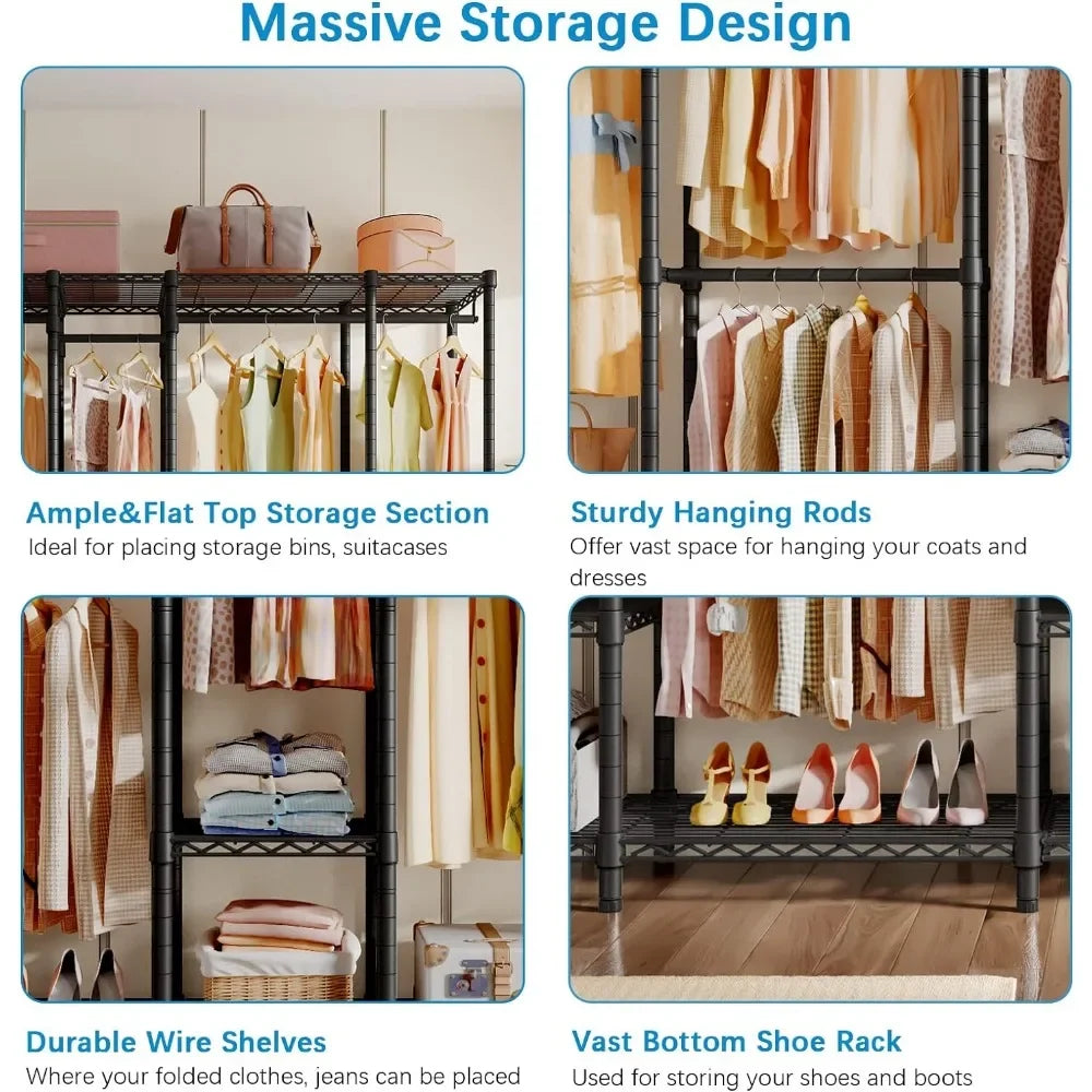 Portable Closet bedroom Rack