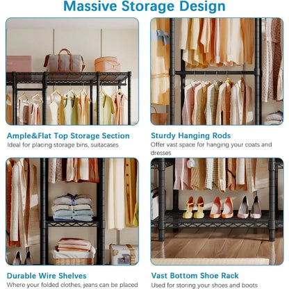 Portable Closet bedroom Rack