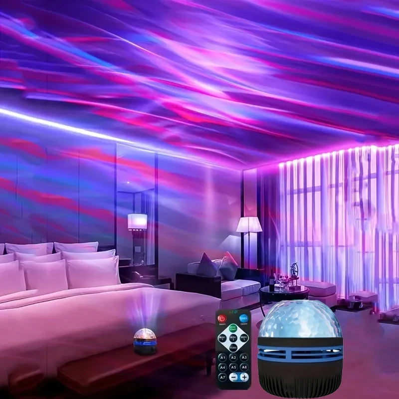 Starry Projector Light With 7 Color Patterns & Remote Control