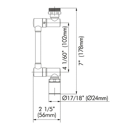 Swivel Female Thread Filter Extension