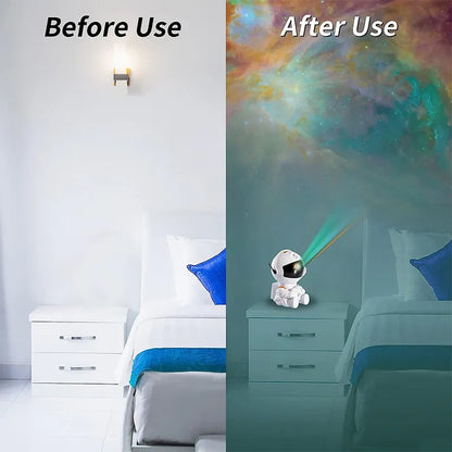 LED Galaxy Star Projector, Astronaut Night Light