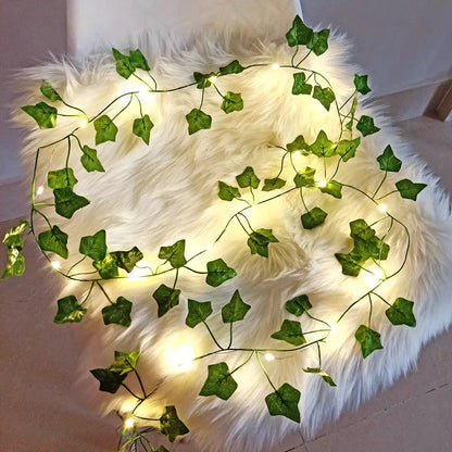 Artificial Leaf Flower Led String Lights