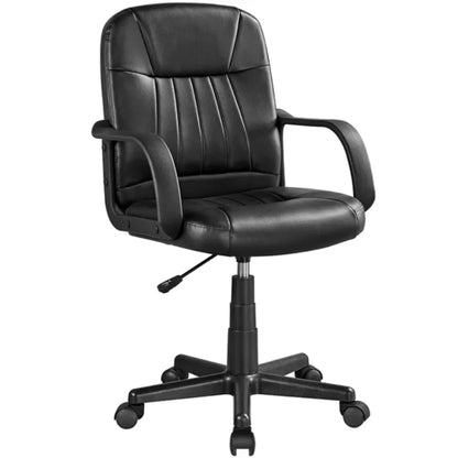 Adjustable Faux Leather Swivel Office Chair