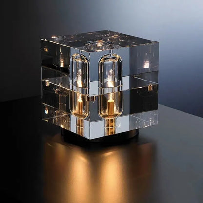 Nordic Led Light Luxury Crystal Desk Lamp