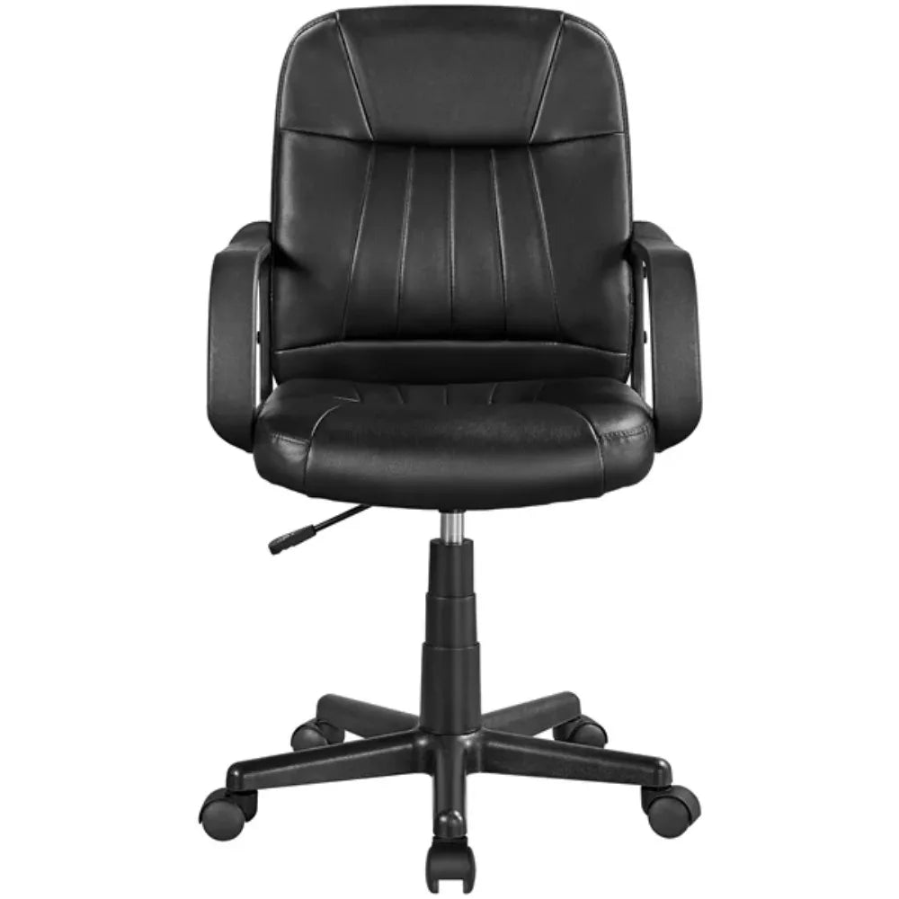 Adjustable Faux Leather Swivel Office Chair