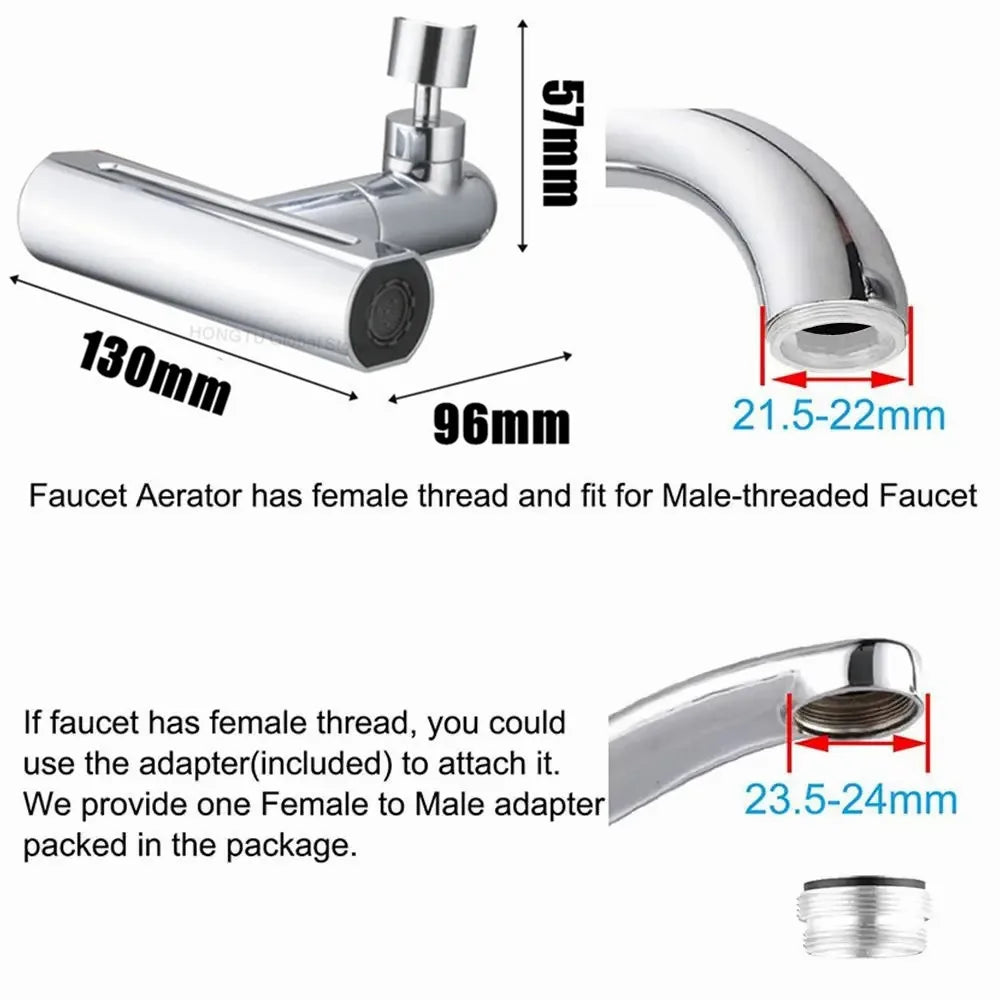 Pressurized Kitchen Sink Waterfall Faucet