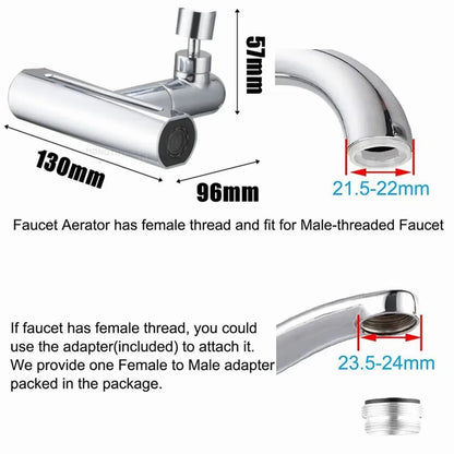 Pressurized Kitchen Sink Waterfall Faucet