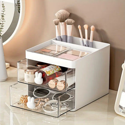 Drawer style pen holder