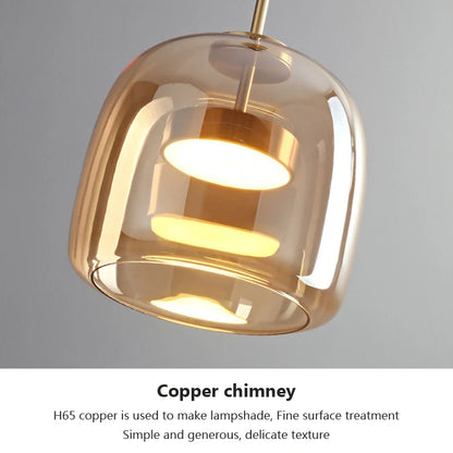 Glass Light luxury pendant Lamp