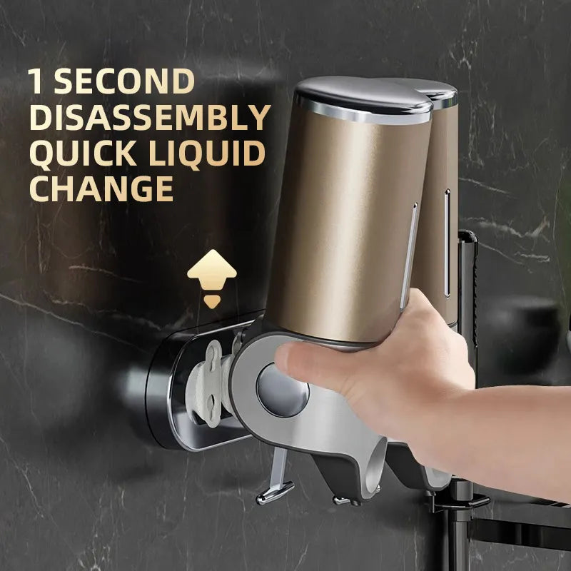 Upgraded Metal Shampoo Dispenser