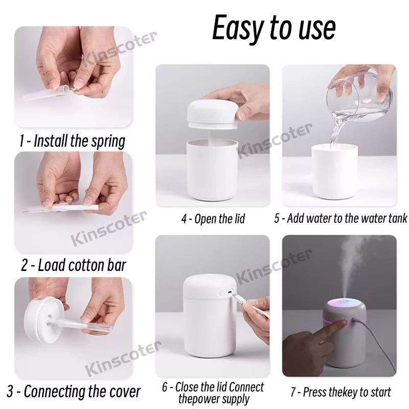 Portable Air Humidifier Diffuser