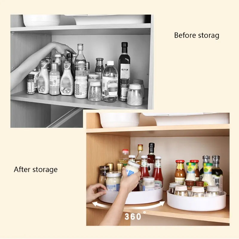 Rotating Cabinet Kitchen Organizer