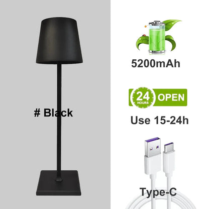 USB Aluminum Alloy Desk LED Lamp