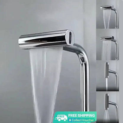 Pressurized Kitchen Sink Waterfall Faucet