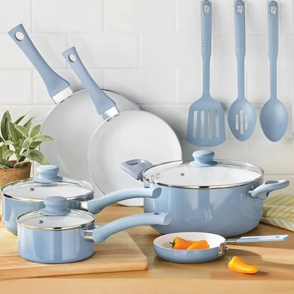 Mainstays 12pc Ceramic Cookware Set