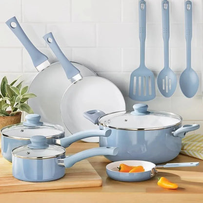 Mainstays 12pc Ceramic Cookware Set