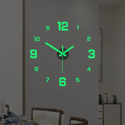 Luminous Frameless Acrylic Wall Clock